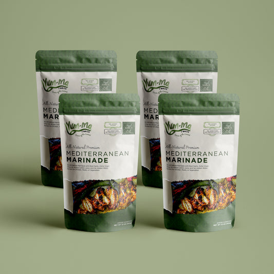 All-Natural Premium Mediterranean Marinade Four Pack